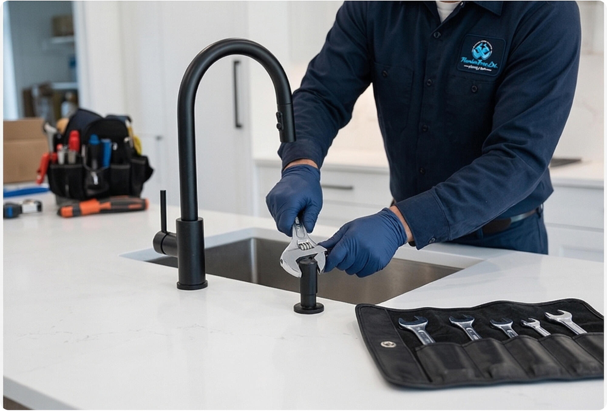 Custom kitchen and bathrooms